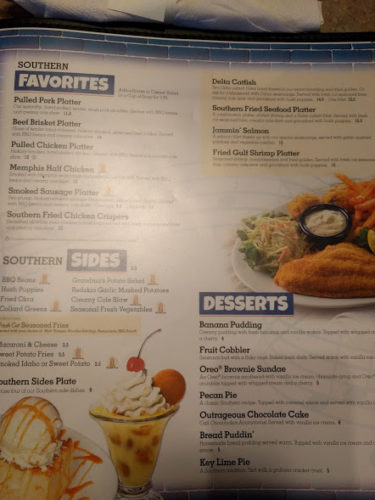 Red Hot & Blue Menu 4