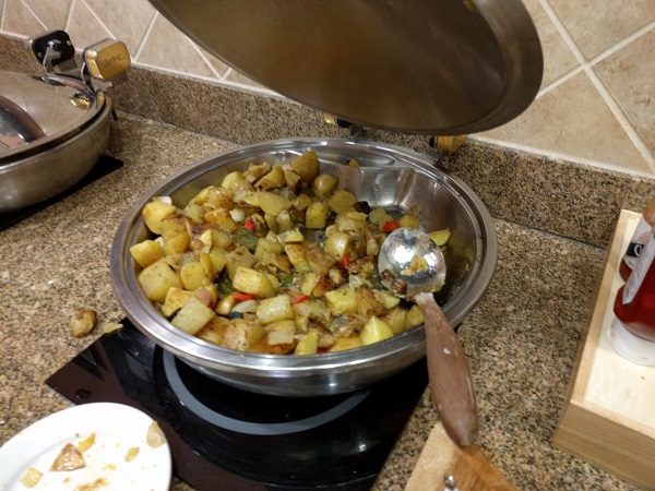 Sheraton Roanoke breakfast - potatoes