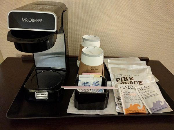 Sheraton Roanoke coffee maker