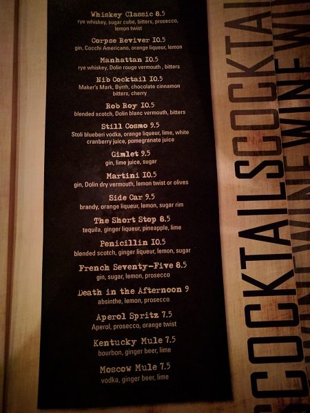 Still Portsmouth VA Drinks Menu Cocktails