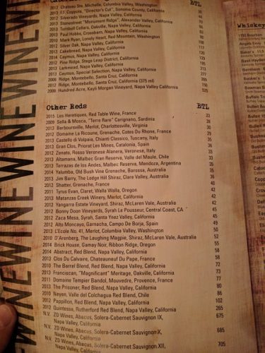 Still Portsmouth VA Drinks Menu Wines 3