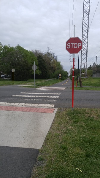 Washington and Old Dominion Trail Street Crossings