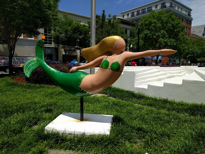 City Hall Ave & Granby St - 1 mermaid