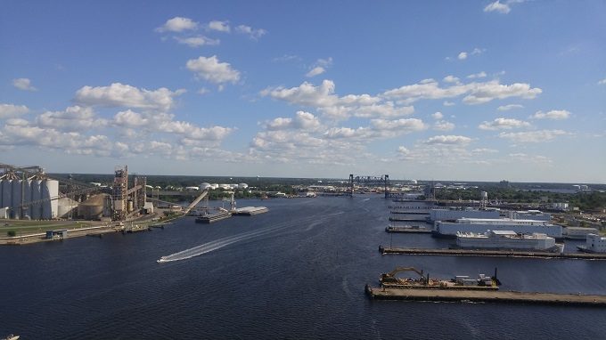 11 - The South Norfolk Jordan Bridge gives you some great views out over the Elizabeth River