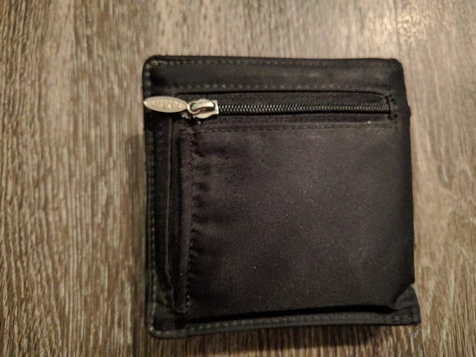 Big Skinny Wallet - zippered pocket