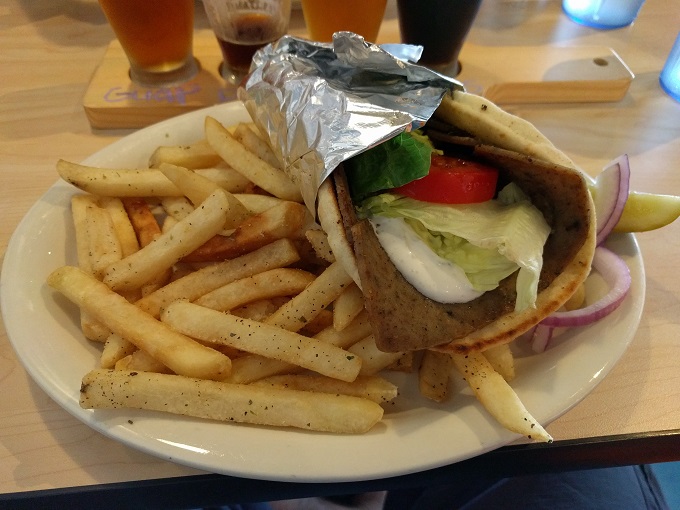 Dough Boys Virginia Beach George's gyro platter