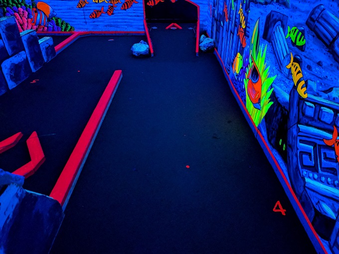 King Neptune's Indoor Blacklight Mini Golf