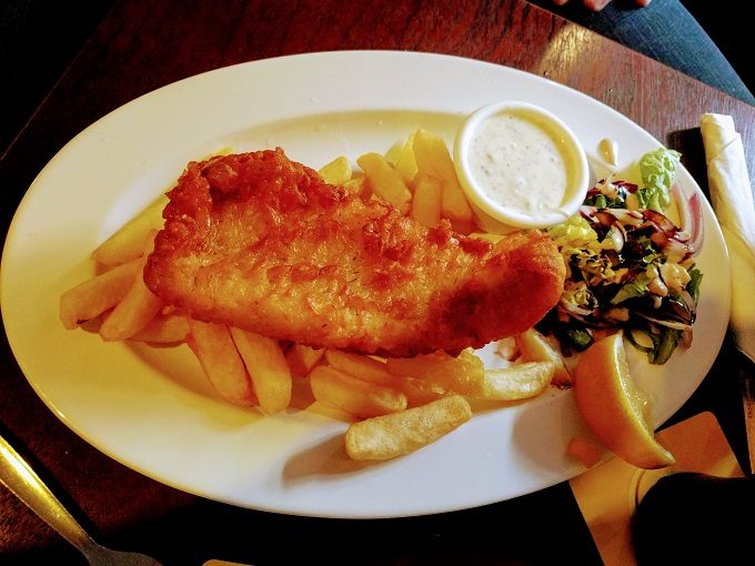 Fish And Chips at Murphy's Law, Athlone