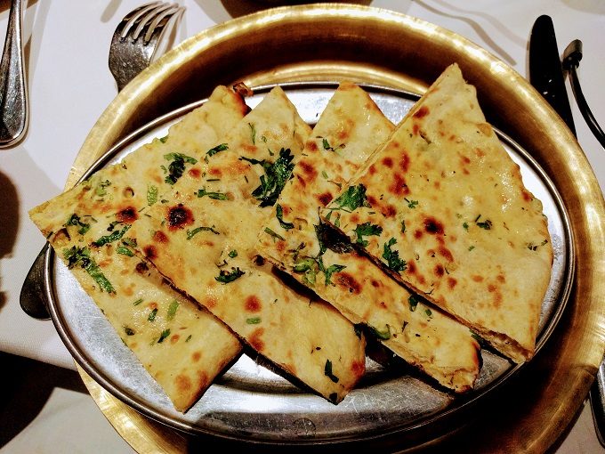 Monty's of Kathmandu - kulcha (stuffed naan bread)