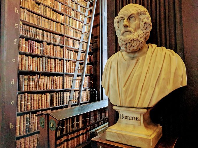 The Long Room in The Old Library at Trinity College