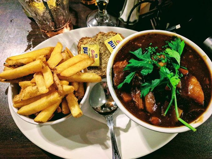 The Quay's Bar - slow cooked beef and Guinness stew