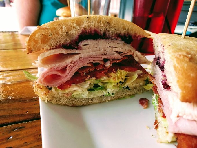 Longboards, Portsmouth VA - inside a Tourist Tan sandwich