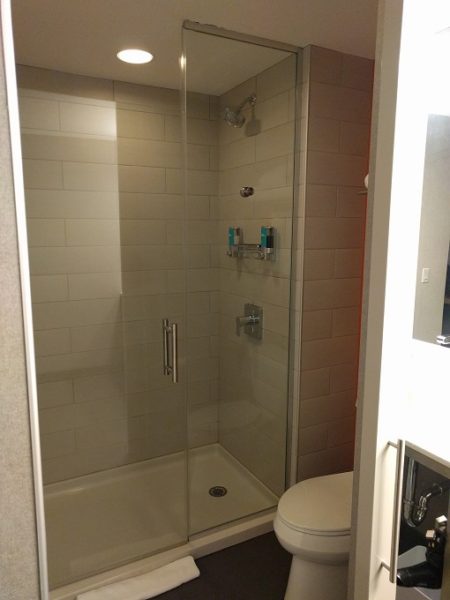 Aloft Raleigh - shower