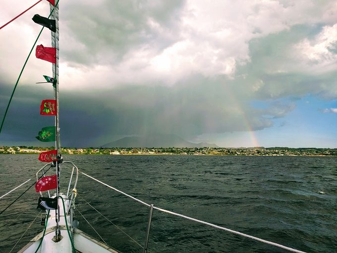 Rainbow over Taupo