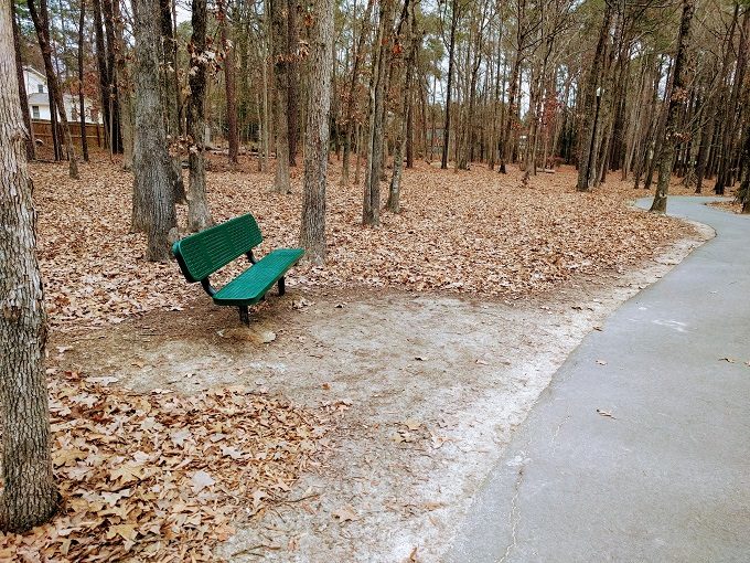 Irmo Community Park bench