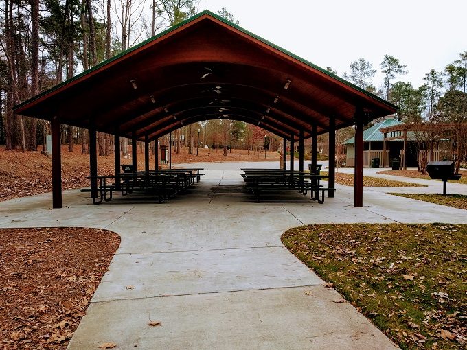 Irmo Community Park's second picnic shelter