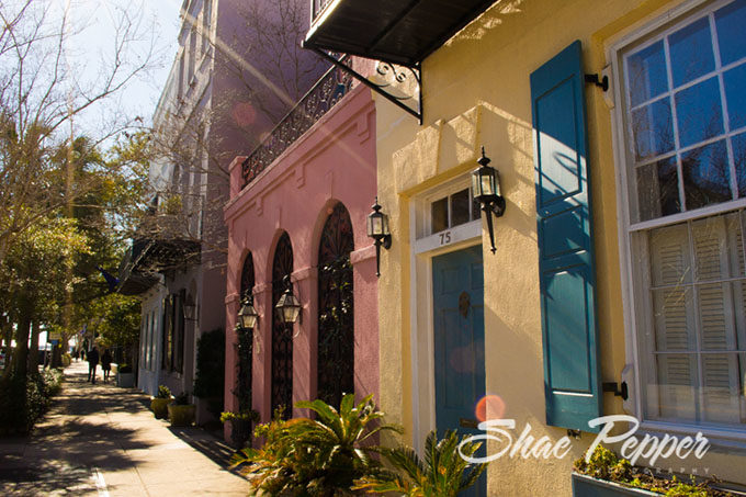 Homes on Rainbow Row