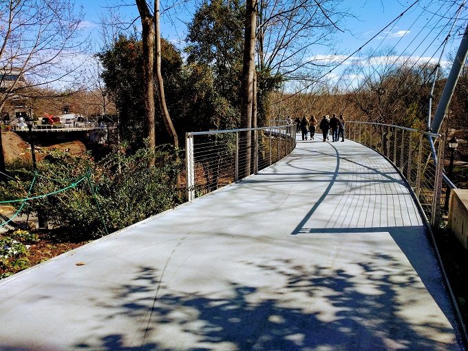 The Liberty Bridge at Falls Park On The Reedy