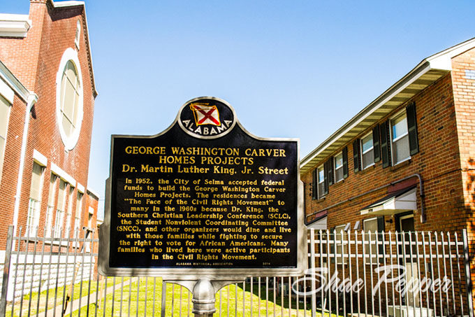 George Washington Carver Homes Projects Historical Marker, Selma
