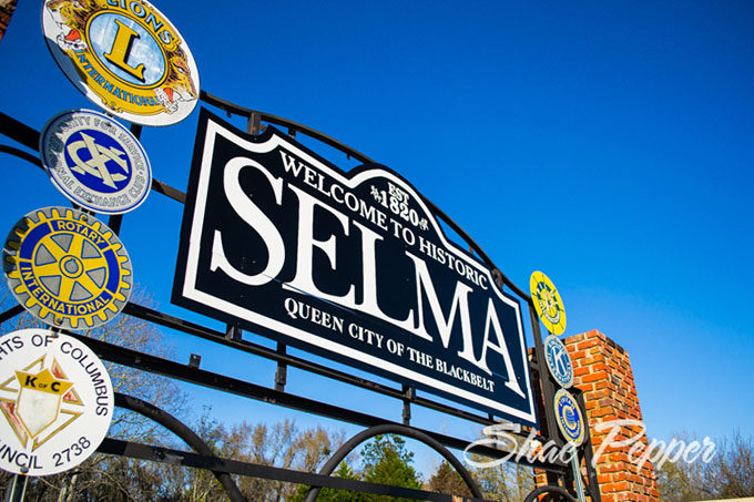 Welcome to historic Selma sign