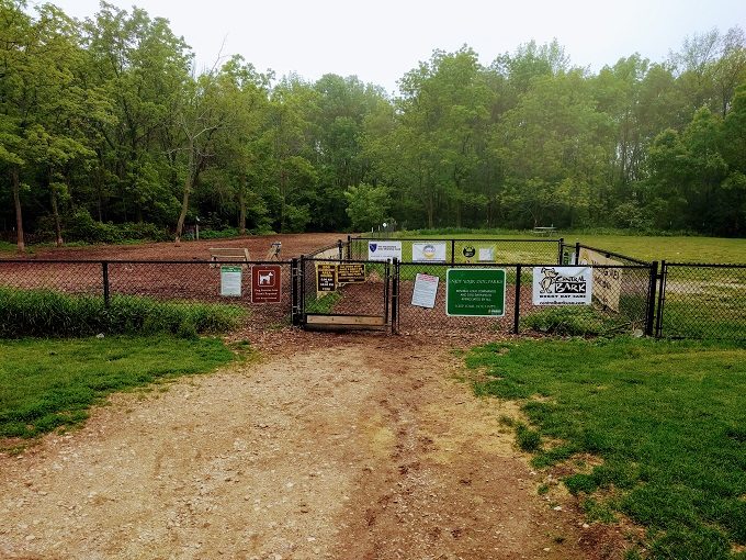 Large and small dog areas at Warnimont Dog Park