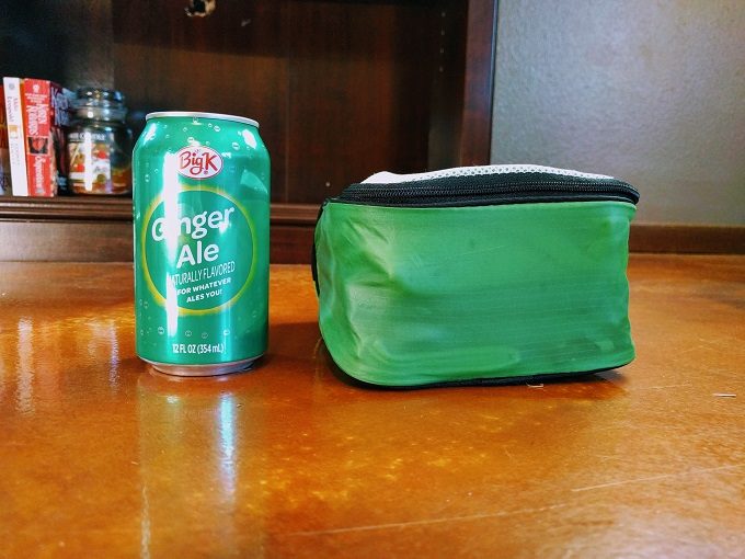 ECOdept Microfiber Travel Towels vs can of soda