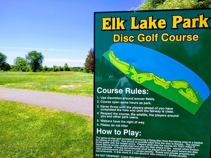 Elk Lake Park, Phillips WI - Disc golf course