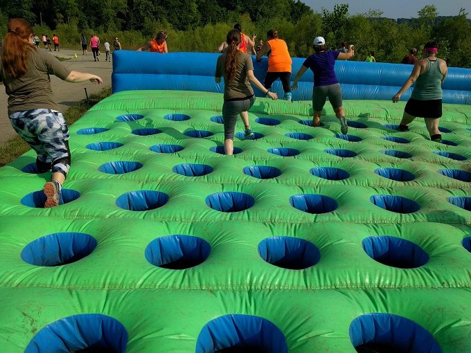 Insane Inflatable 5k Grand Rapids MI - Obstacle 4