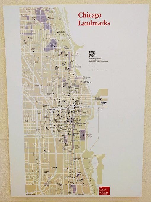 Map of Chicago landmarks