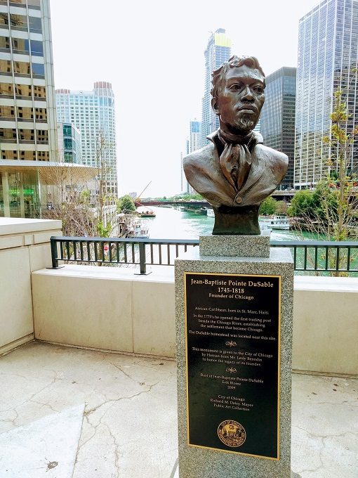 Statue of Jean-Baptiste Pointe DuSable, Chicago