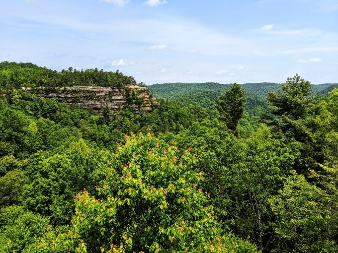 View of Lookout Point from Natural Bridge