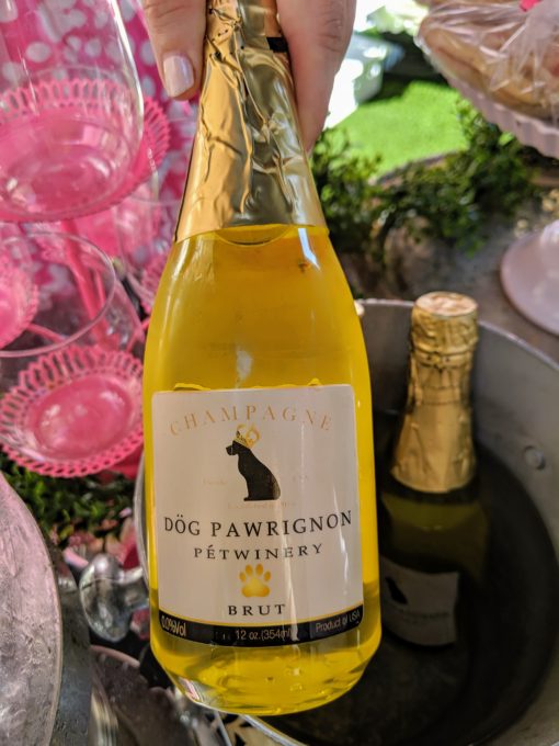Dog Pawrignon - dog champagne from PetWinery