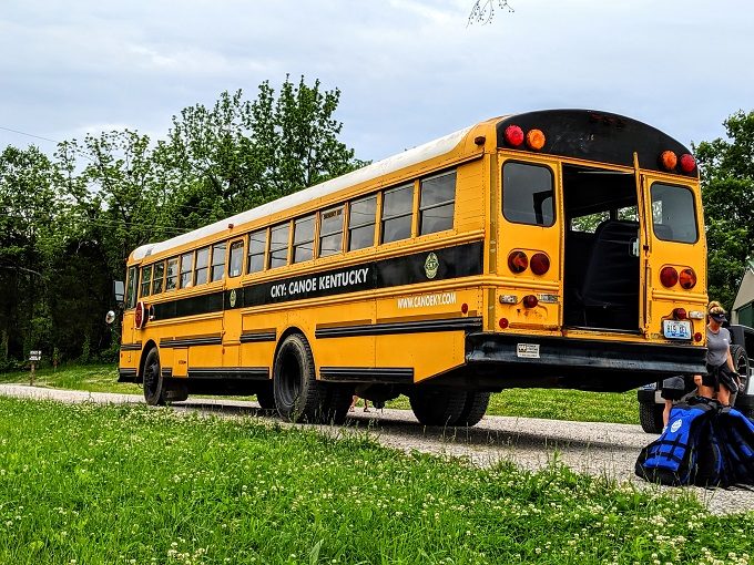 School bus to drop us off at Elkhorn Creek