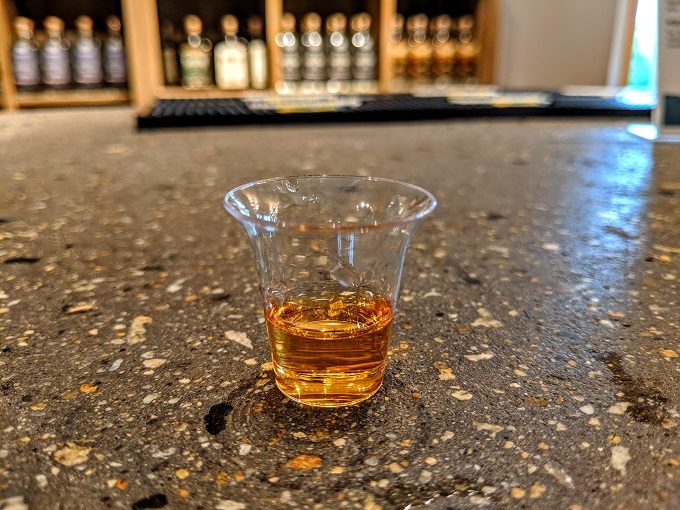 Whiskey tasting at Appalachian Gap Distillery