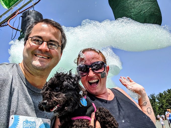 2019 Hartford Bubble Run - Family bubble fun!