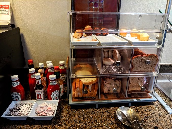 Hyatt House Shelton, Connecticut breakfast - Breads, muffins, pastries & condiments