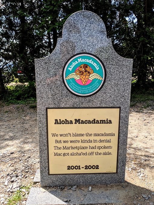 Ben & Jerry's Flavor Graveyard - Aloha Macadamia