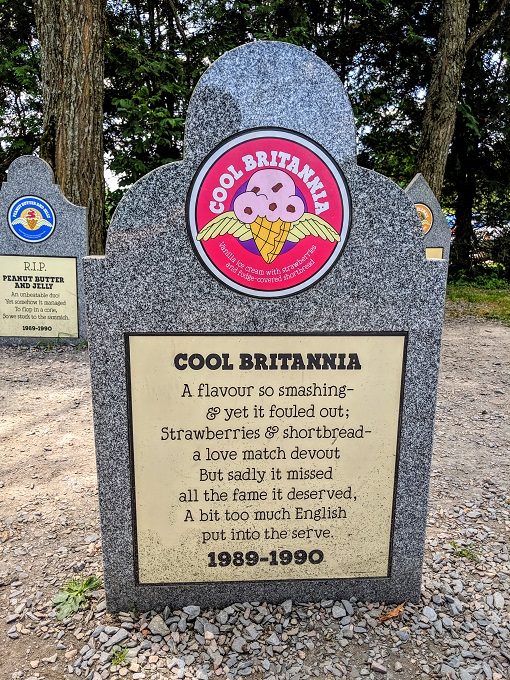 Ben & Jerry's Flavor Graveyard - Cool Britannia