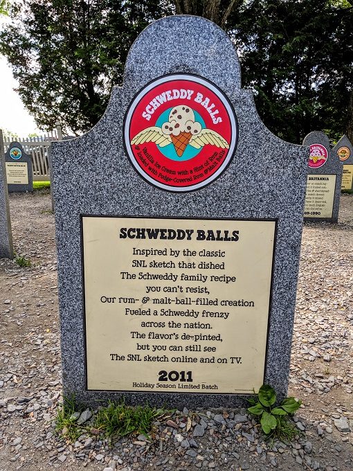 Ben & Jerry's Flavor Graveyard - Schweddy Balls