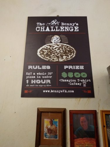 Benny Marconi's Pizza Challenge