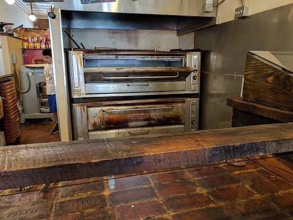 Benny Marconi's pizza oven
