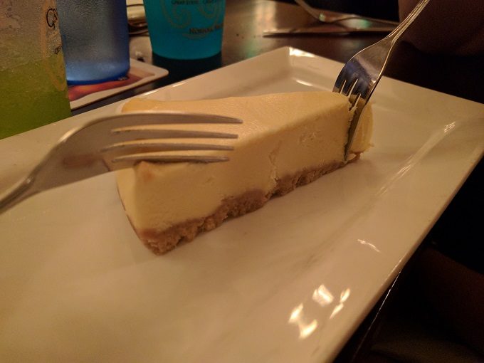 Grace O'Malley's cheesecake