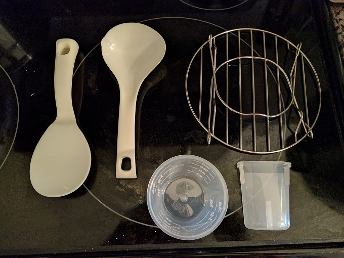Accessories included with the Instant Pot