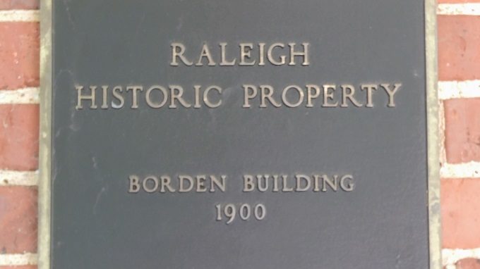 Borden Building sign