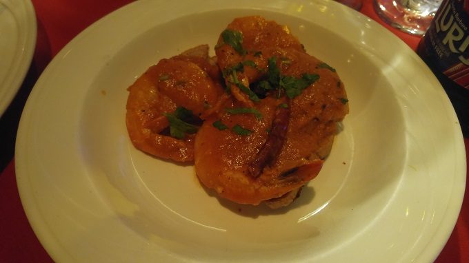 Tosca Brava garlic shrimp