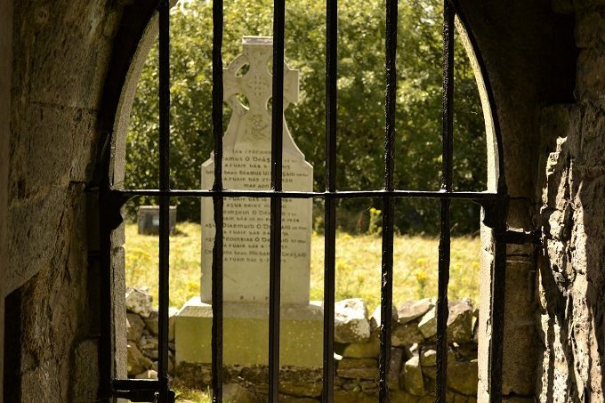 17 - Quin Abbey gravestone