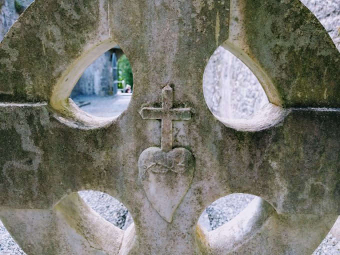 22 - Quin Abbey gravestone