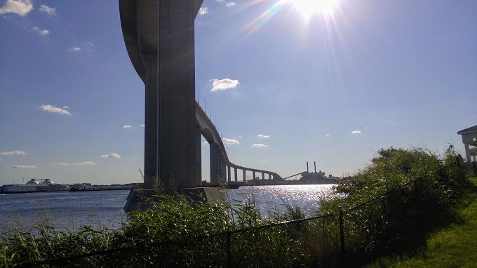 32 - The Elizabeth River Park also provides some beautiful views of the river and the Jordan Bridge
