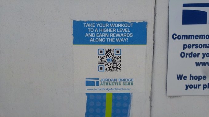 38 - There's a QR code you can scan to enhance your walk
