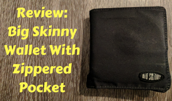 Review Big Skinny Wallet With Zippered Pocket